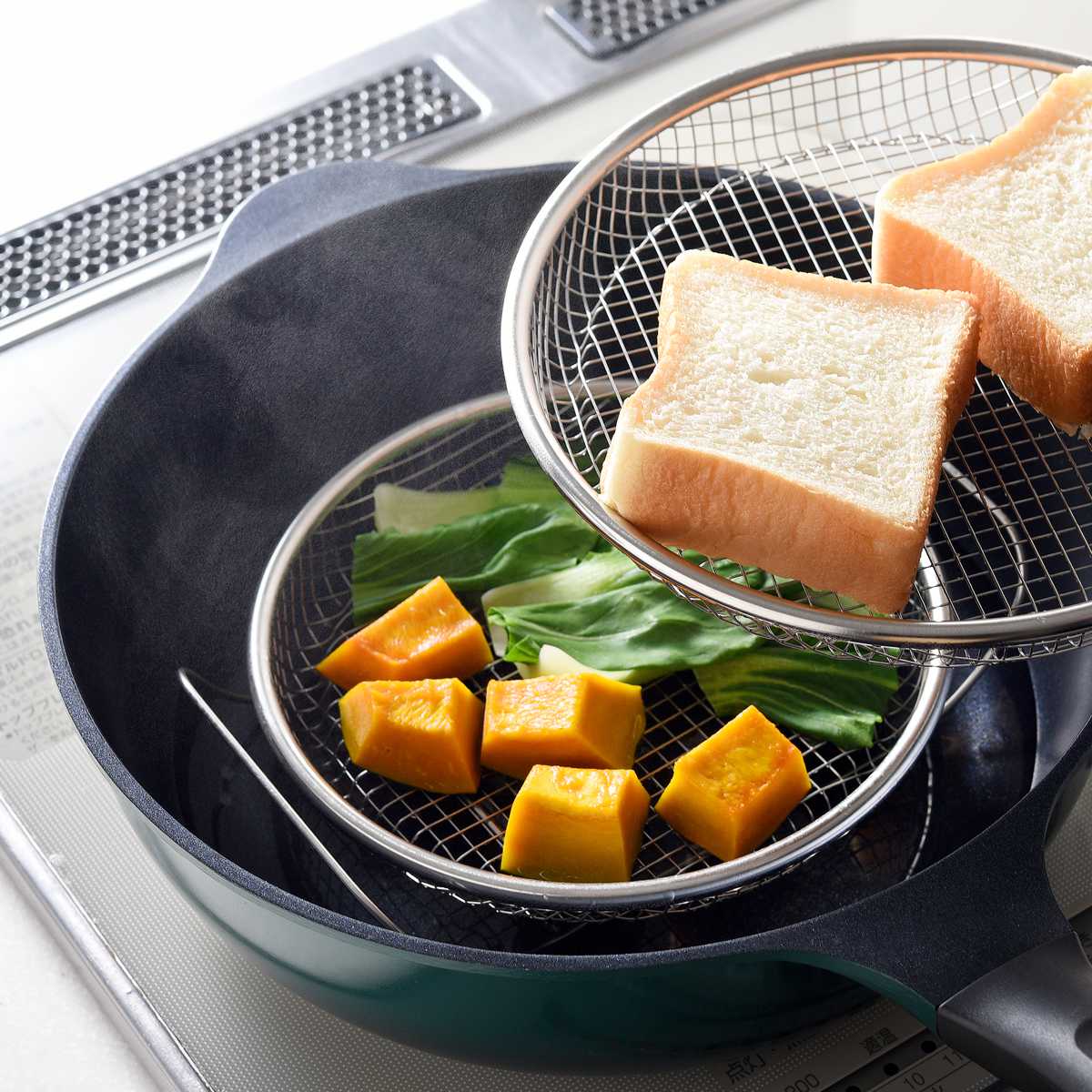 蒸し網用スタンド 19cm用 22cm用 逸品物創 ステンレス製 日本製