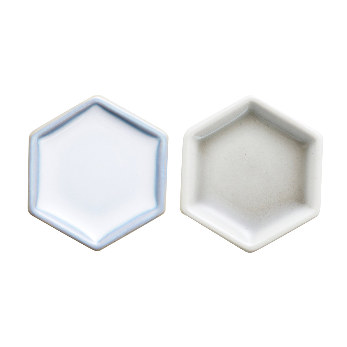 皿 豆皿 HEX （ 2枚入り 磁器 美濃焼 日本製 電子レンジ対応 お皿