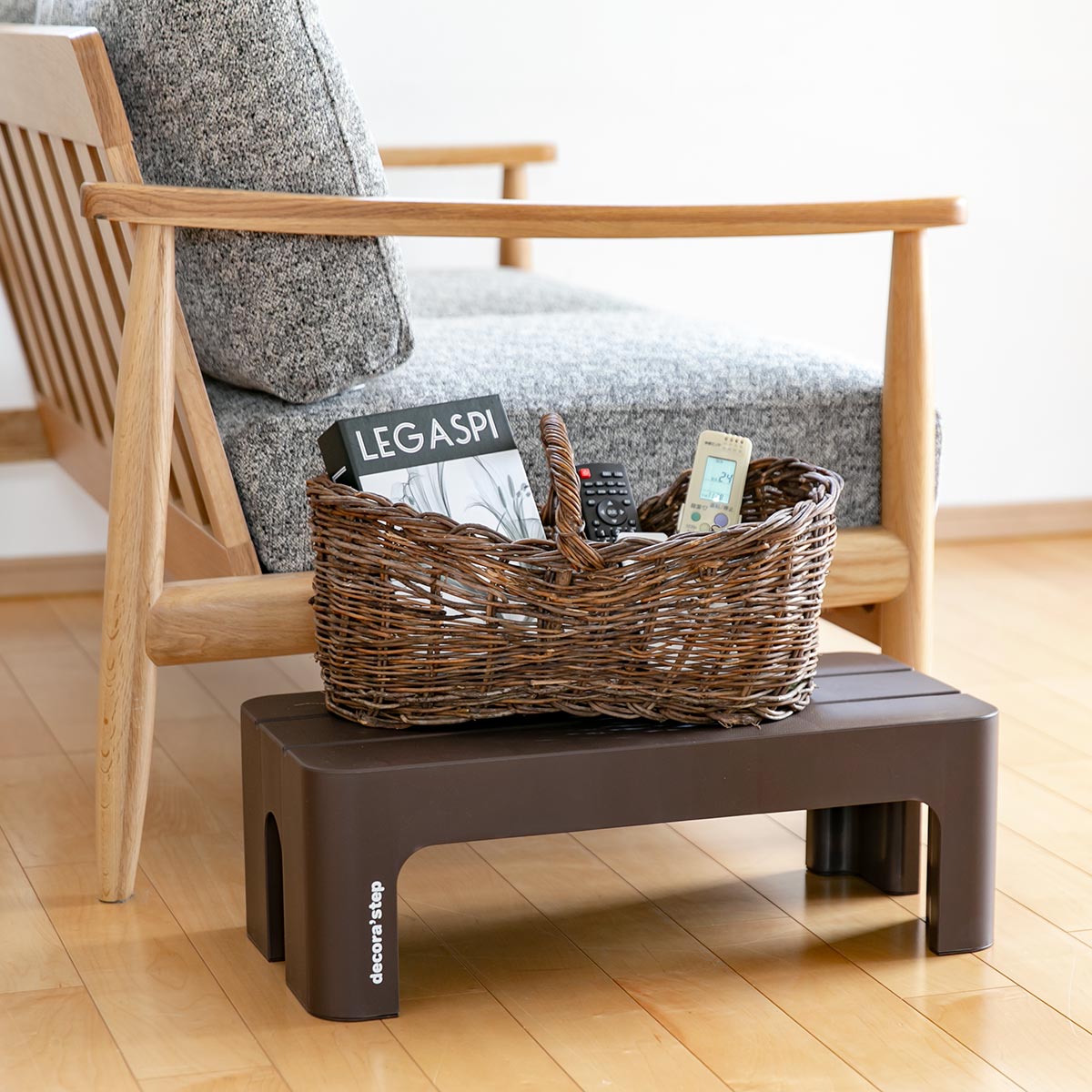 SANKA（サンカ） ステップ 台 踏み台 squ+ デコラステップ L 幅59cm 高