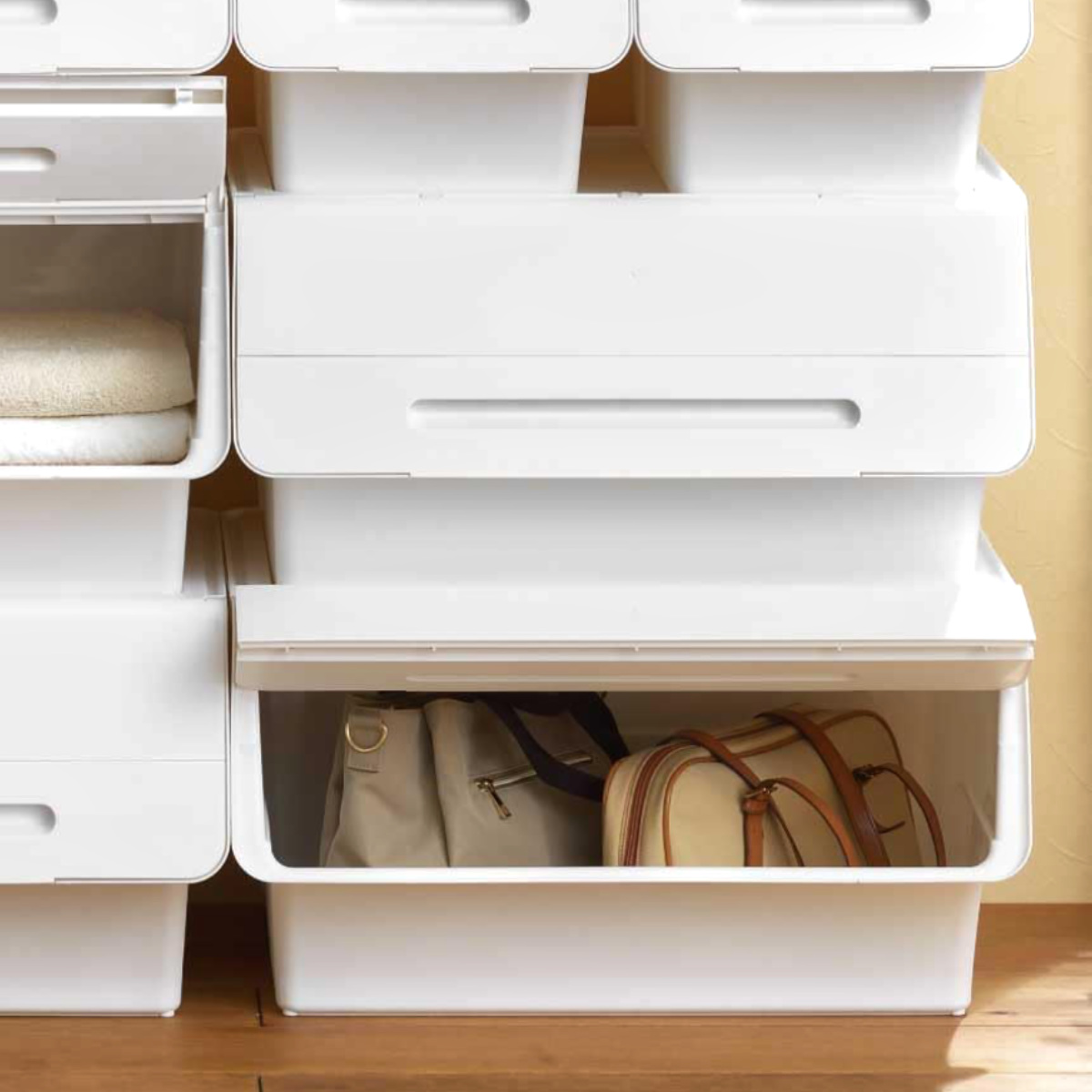 SANKA（サンカ） 収納ボックス 前開き フロックワイド30 深型 幅57