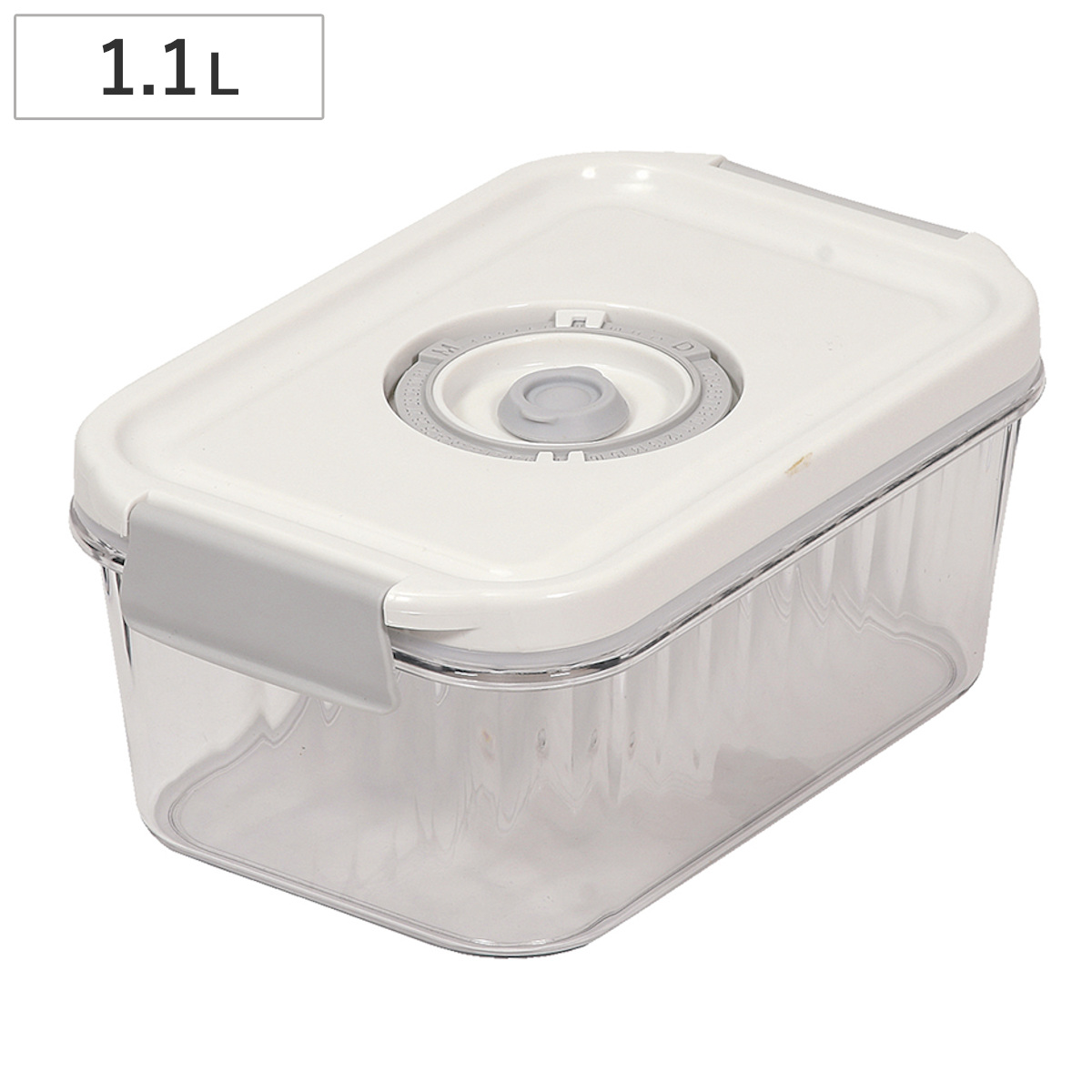 パール金属 保存容器 1100ml フレッシュアップ 真空保存容器 1.1L
