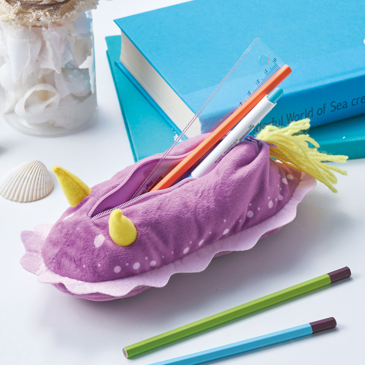 セトクラフト ペンケース 筆箱 生き物 水族館 ウミウシ （ ポーチ 小物