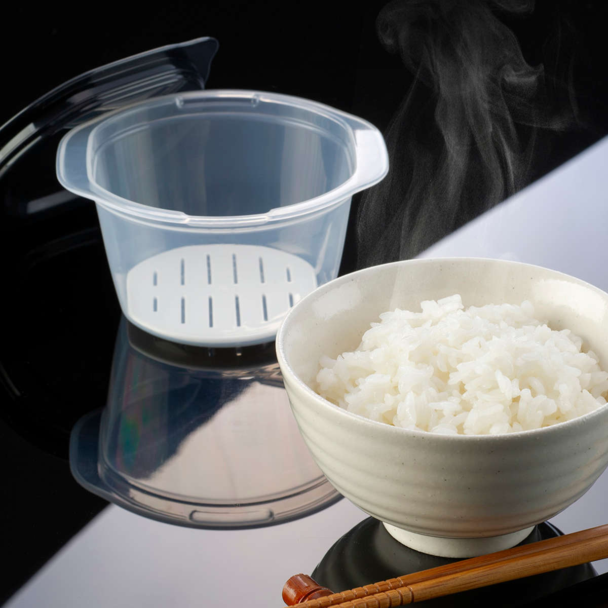イノマタ化学 保存容器 冷凍ご飯容器 すのこ付き ごはん容器 3個入り
