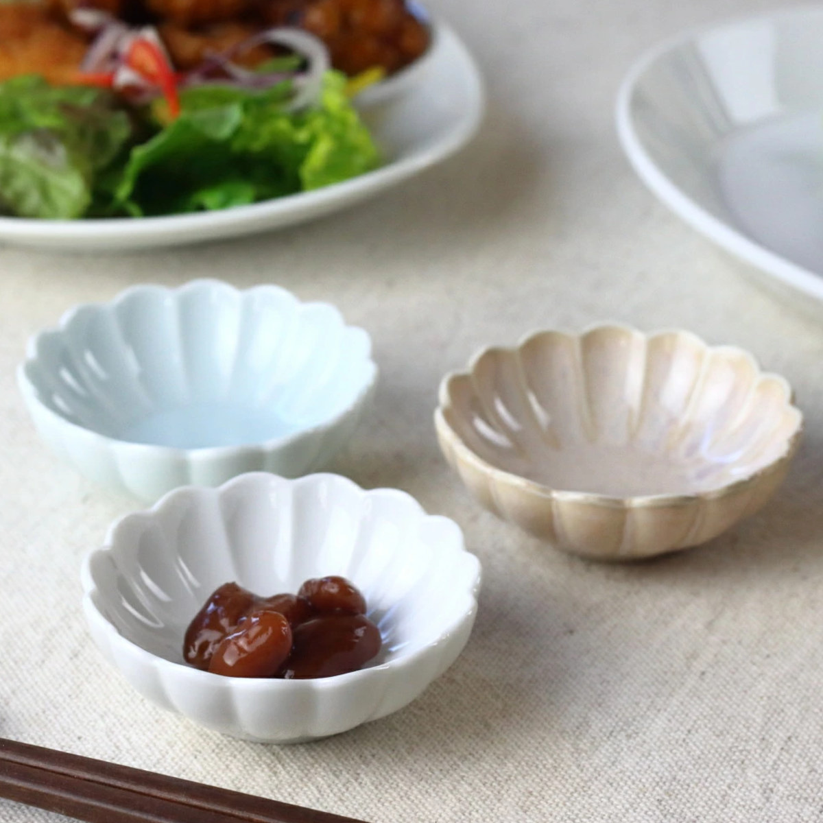 ネクスト（NEXT） 小鉢 菊花和膳 豆鉢 7cm （ 電子レンジ対応 食洗機