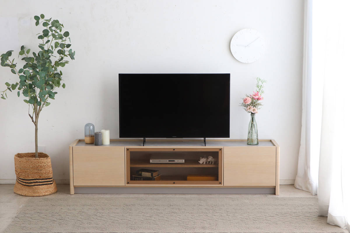東馬（Tohma） テレビボード 幅179.6cm 壁面収納 シルト フォースター