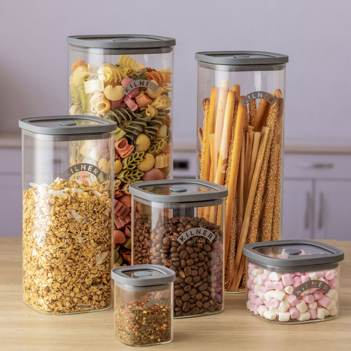 KILNER（キルナー） 保存容器 KILNER 6個セット 1.5L Fresh Storage