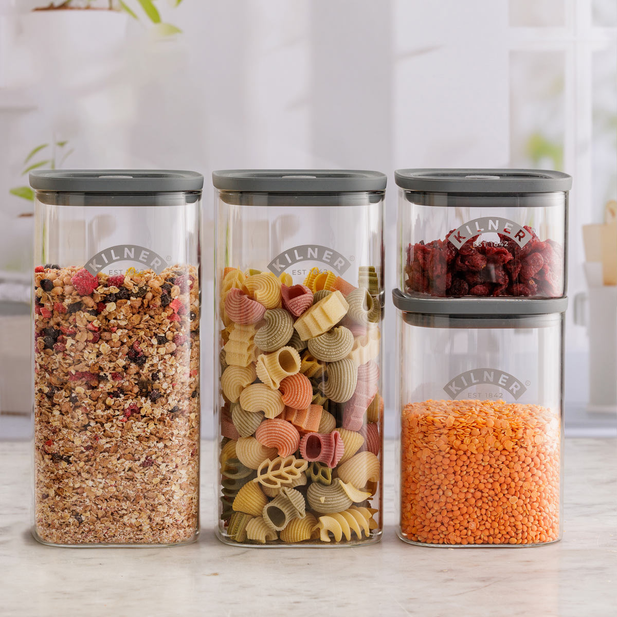 KILNER（キルナー） 保存容器 KILNER 3個セット 1.5L Fresh Storage