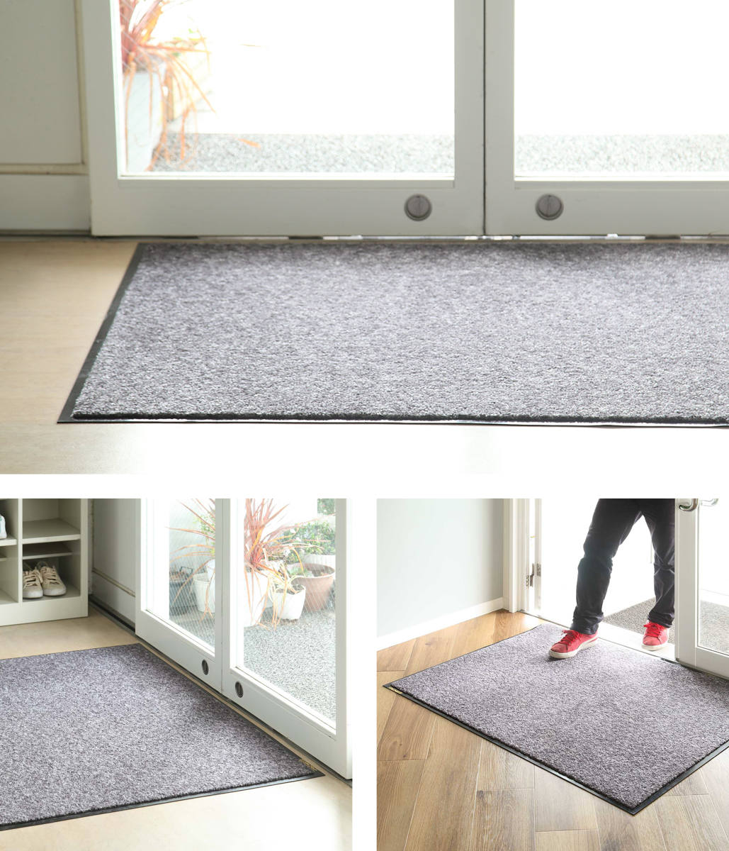 山崎産業 玄関マット 屋内 業務用 90×90cm ロンステップマット
