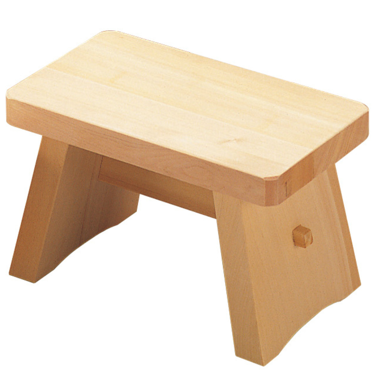 木のバスチェア 風呂椅子 木製 座面高19cm 檜 ひのき （ 風呂イス 風呂いす バスチェア