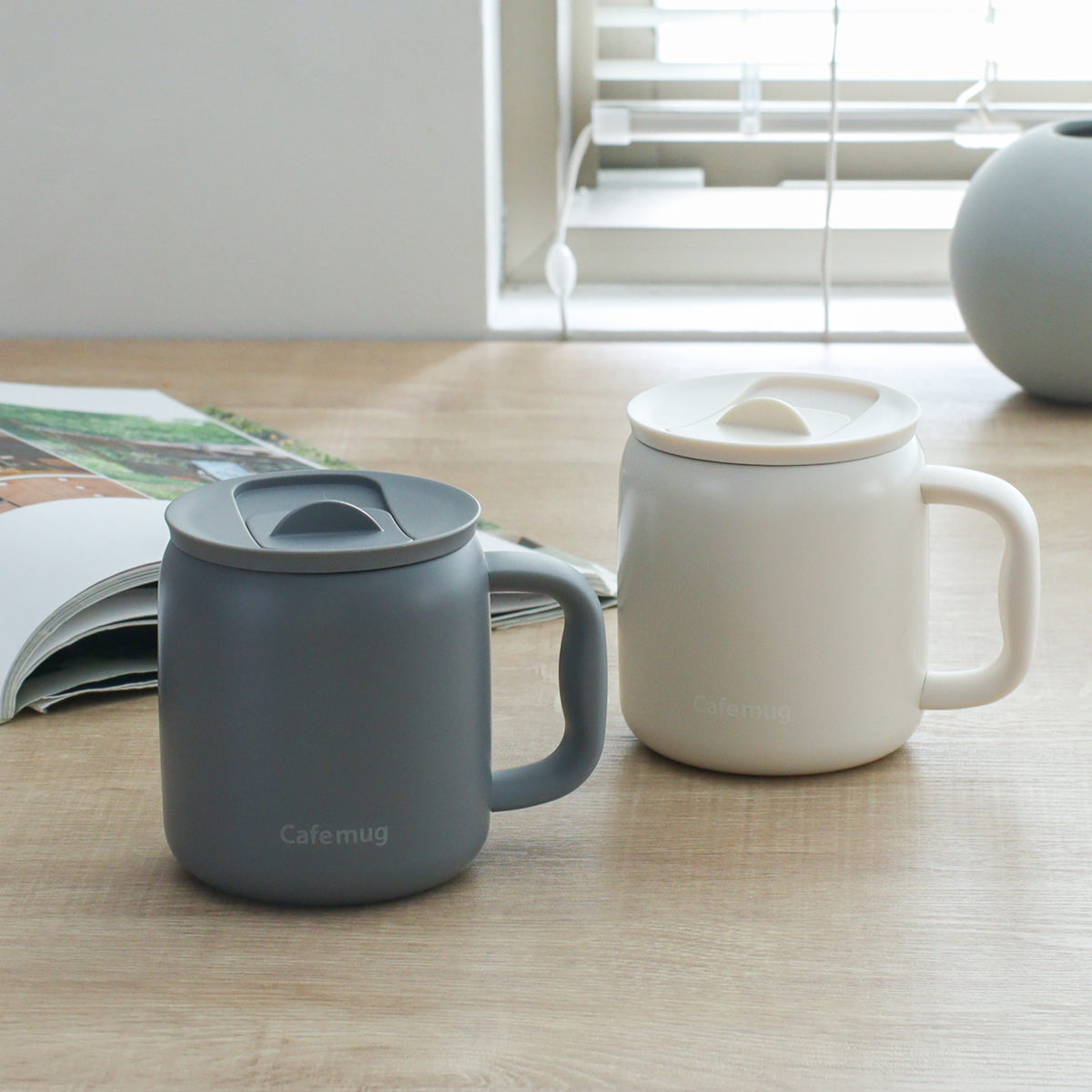 パール金属 マグカップ カフェマグ セラミックマグカップ 330ml 