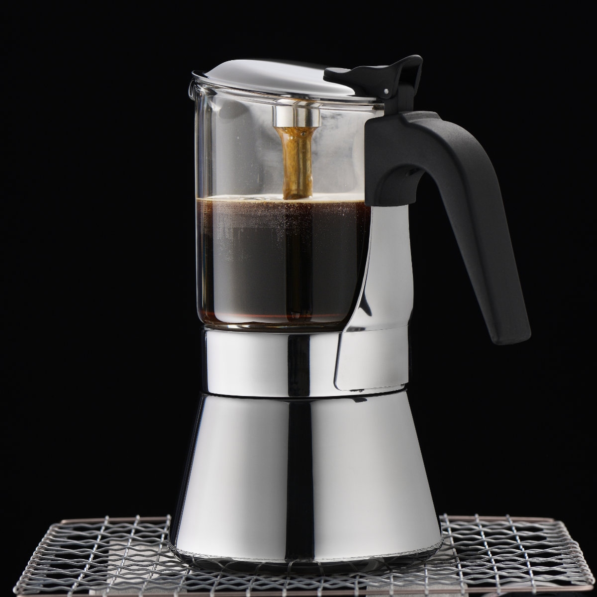中が見える！エスプレッソメーカー 450ml （ コーヒーメーカー