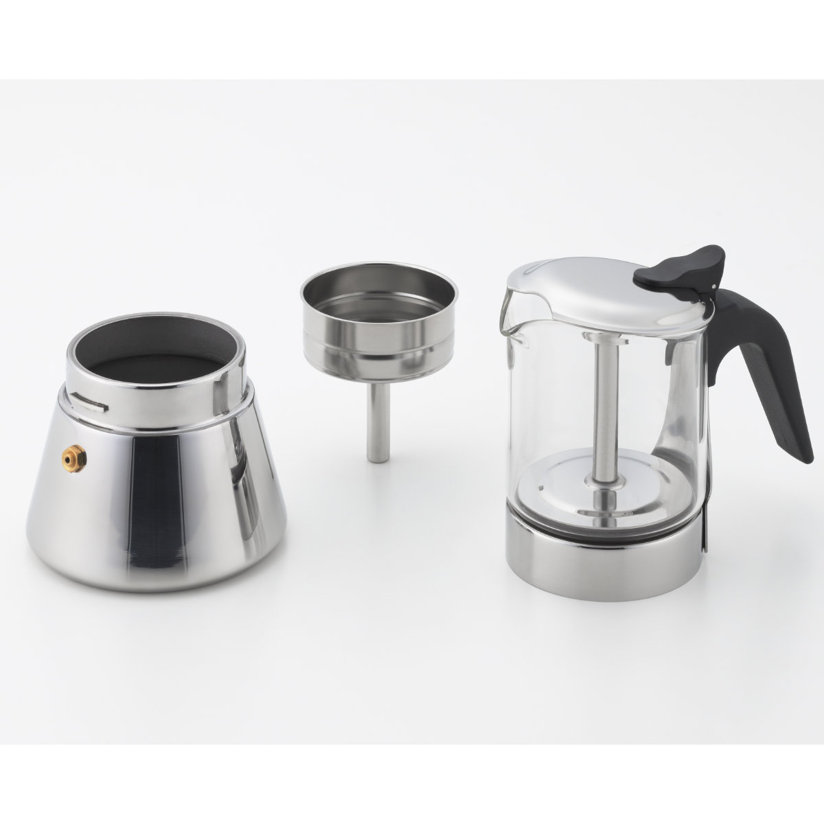 中が見える！エスプレッソメーカー 450ml （ コーヒーメーカー