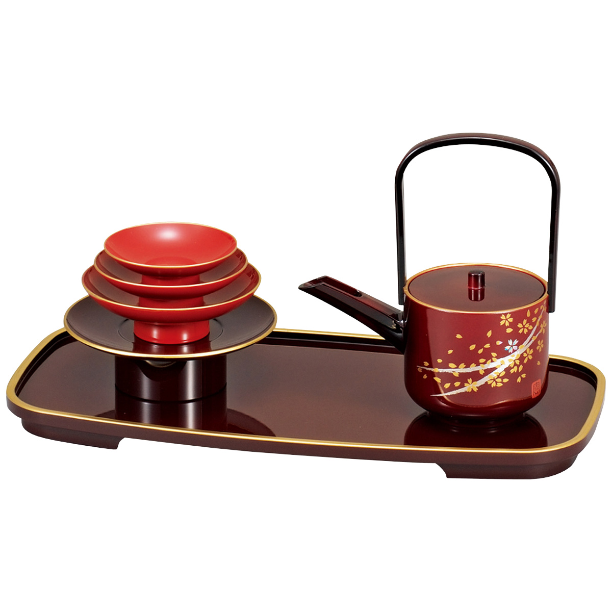 屠蘇器 溜 はるか （ 6点セット 銚子 盃 盃台 とそき 酒器 杯 お酒 酒