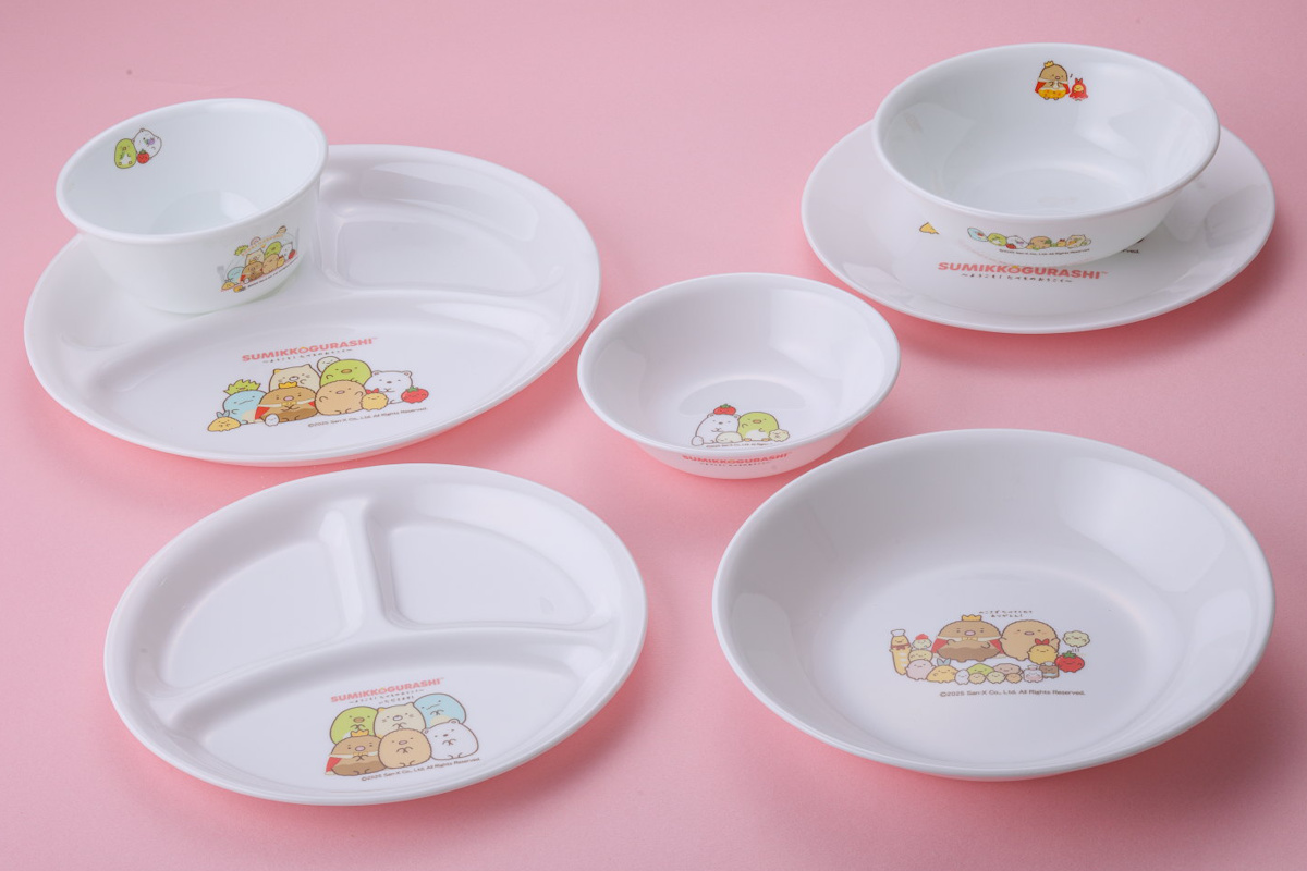 パール金属 皿 CORELLE コレール すみっコぐらし 中皿 （ 21.5cm 強化