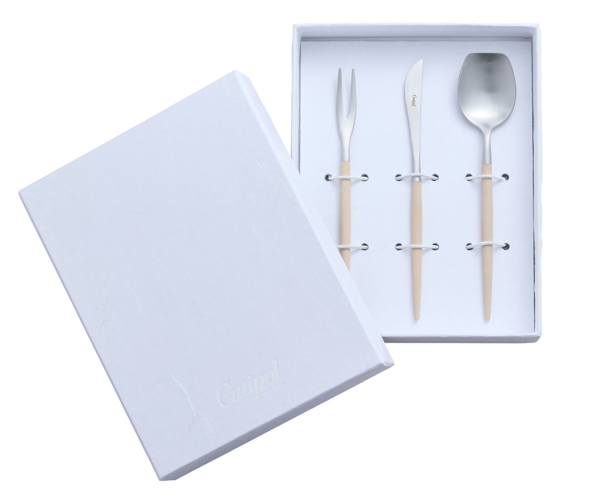 Cutipol（クチポール） GOA 和菓子セット 箱入 （ スプーン フォーク