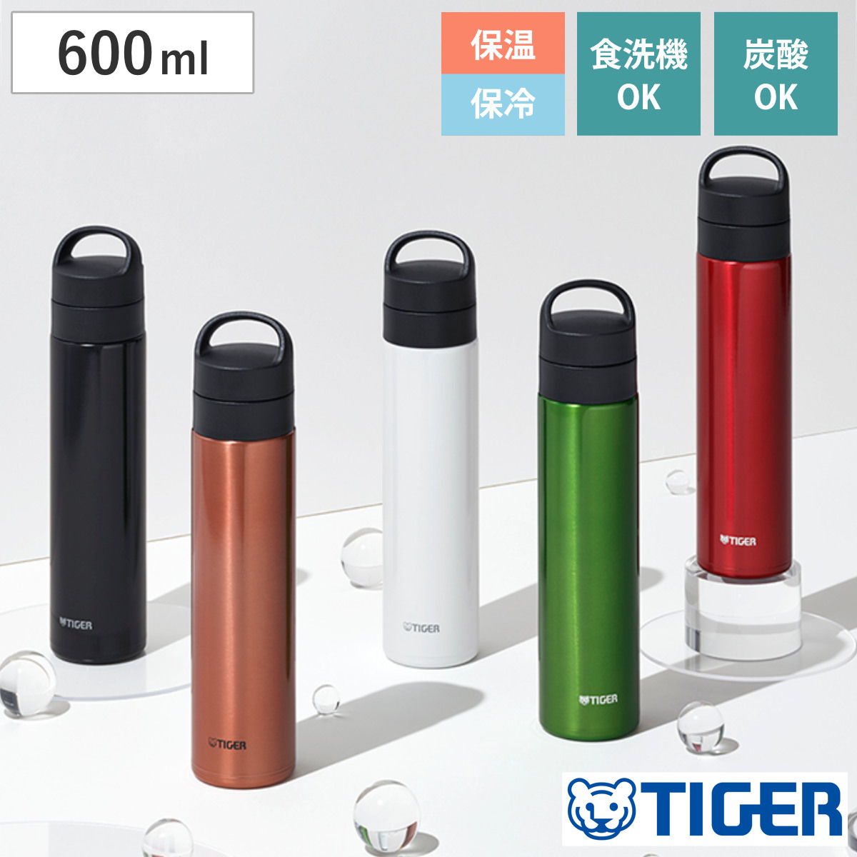 �^�C�K�[ ���� 600ml �^��f�M�{�g�� �Y�_�{�g�� �}�O�^�C�v MKB-T601DB �i TIGER ������ �ۉ� �ۗ� �Y�_OK �H��@�Ή� �X�|�[�c�����Ή� �{�g�� �j