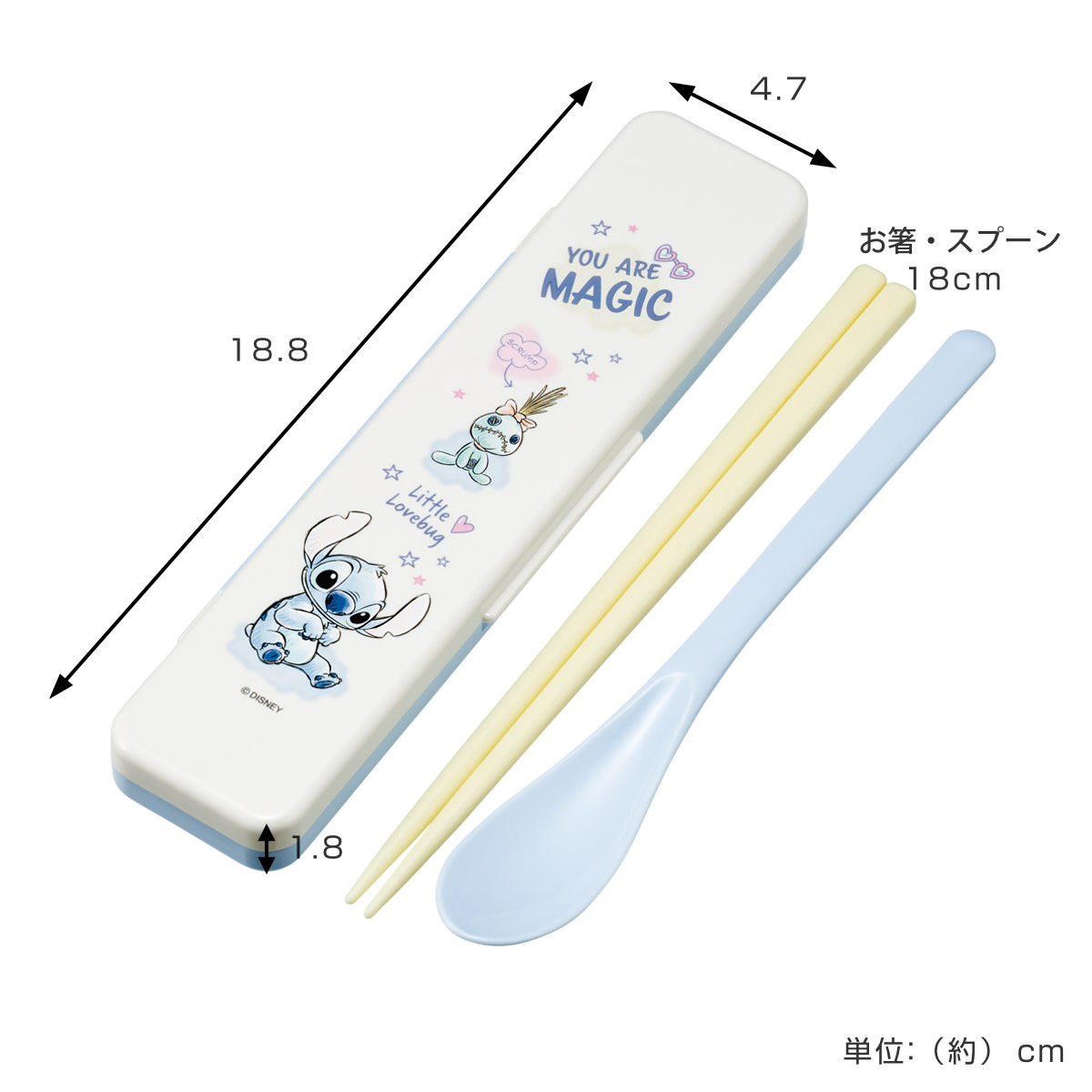 スケーター コンビセット スティッチ ハグ （ 食洗機対応 18センチ お