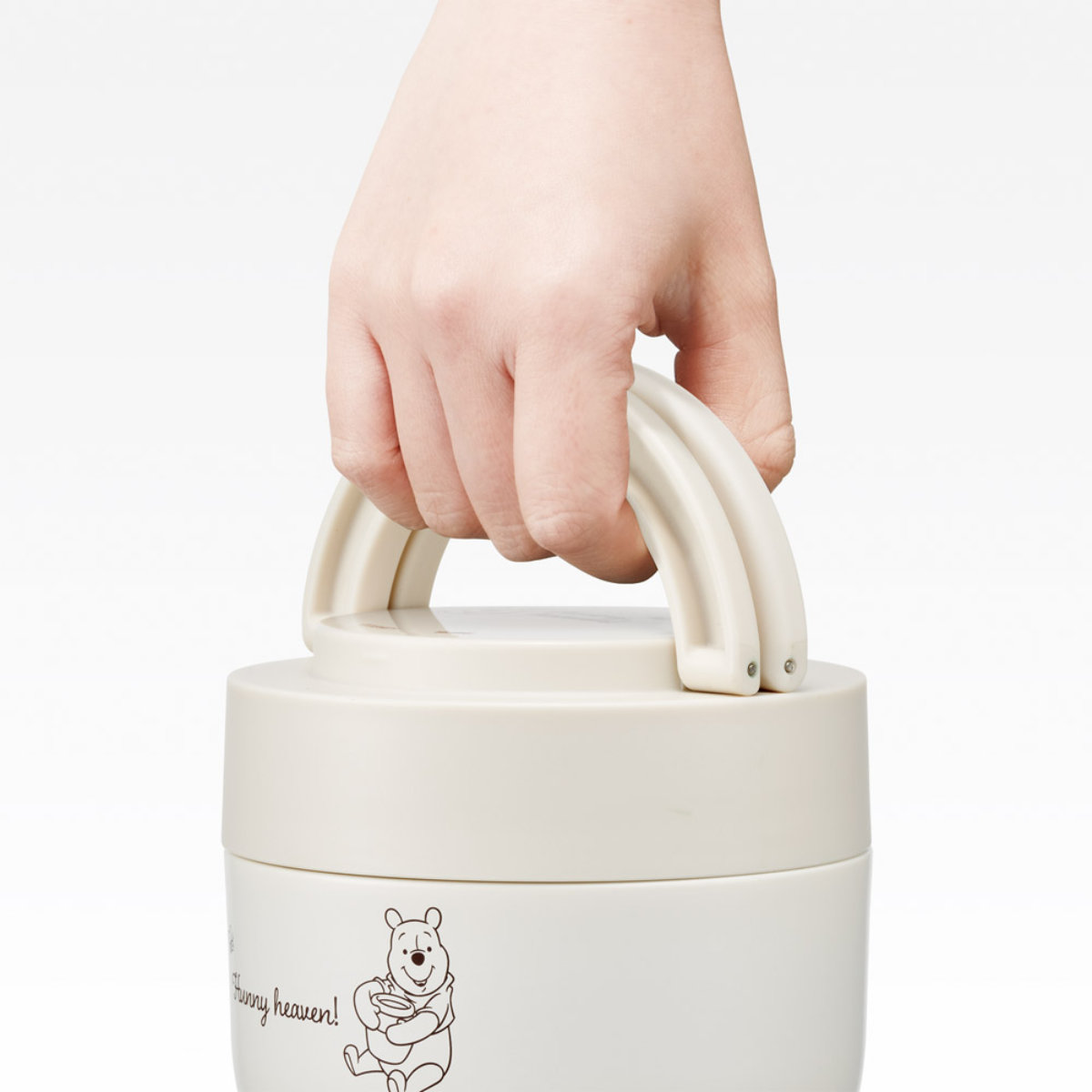 スケーター 弁当箱 540ml 折りたたみハンドル付ジャー プーさん