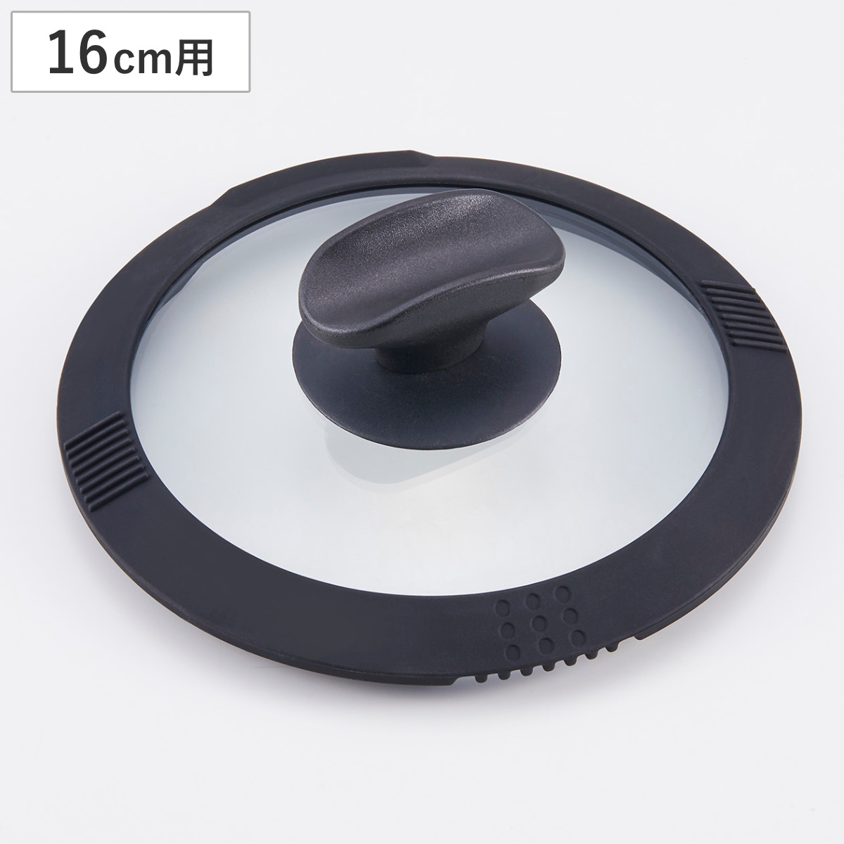 竹原製缶 フライパン 蓋 16cm用 ガラス蓋 とれパン 鍋蓋 （ ふた 鍋