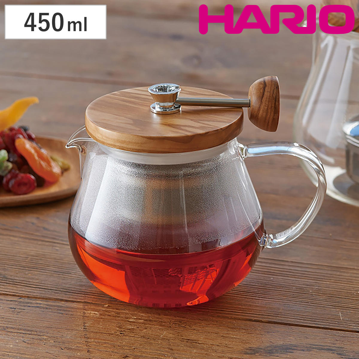 HARIO（ハリオ） ティオール・ウッド450 （ ハリオ ティーポット 450ml