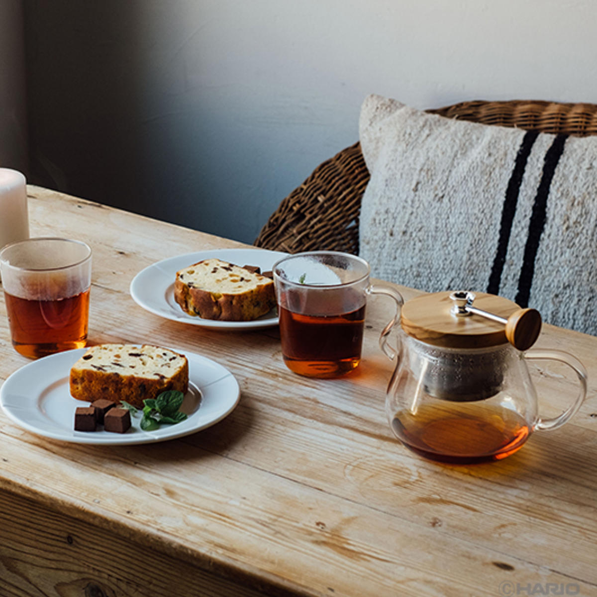 HARIO（ハリオ） ティオール・ウッド700 （ ハリオ ティーポット 700ml