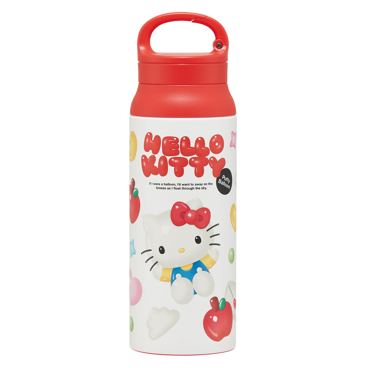 スケーター 水筒 600ml カラビナハンドルステンレスボトル キティ
