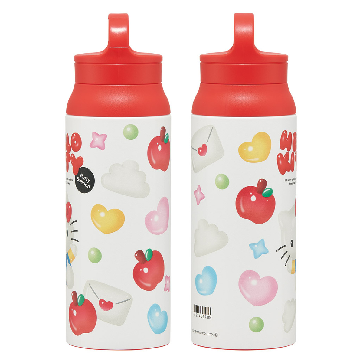 スケーター 水筒 600ml カラビナハンドルステンレスボトル キティ