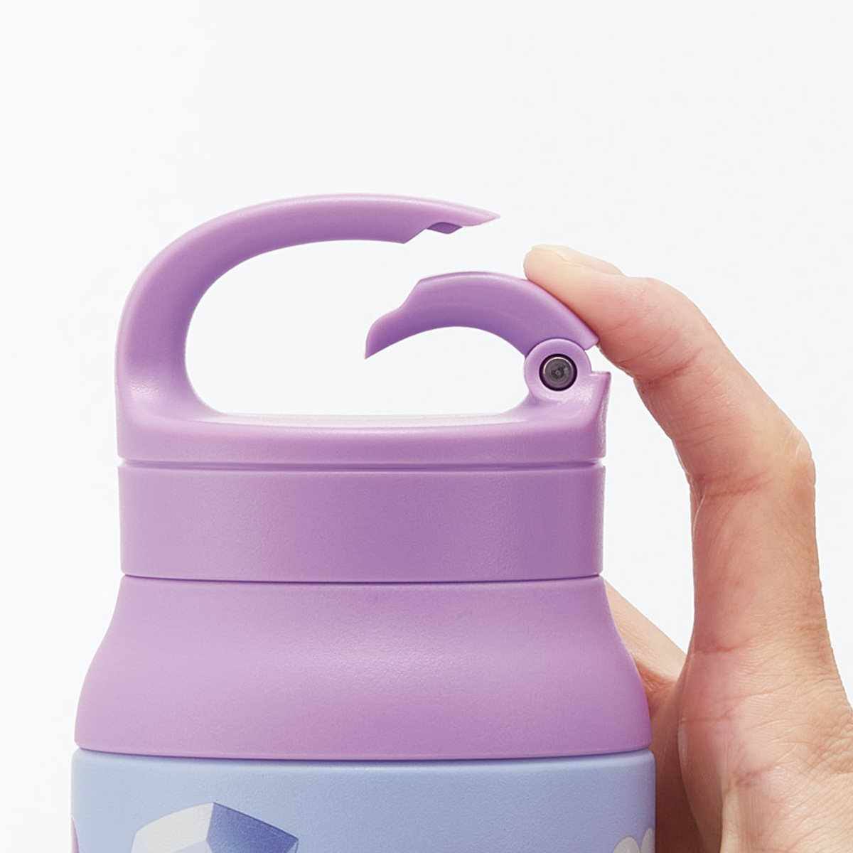 スケーター 水筒 600ml カラビナハンドルステンレスボトル クロミ