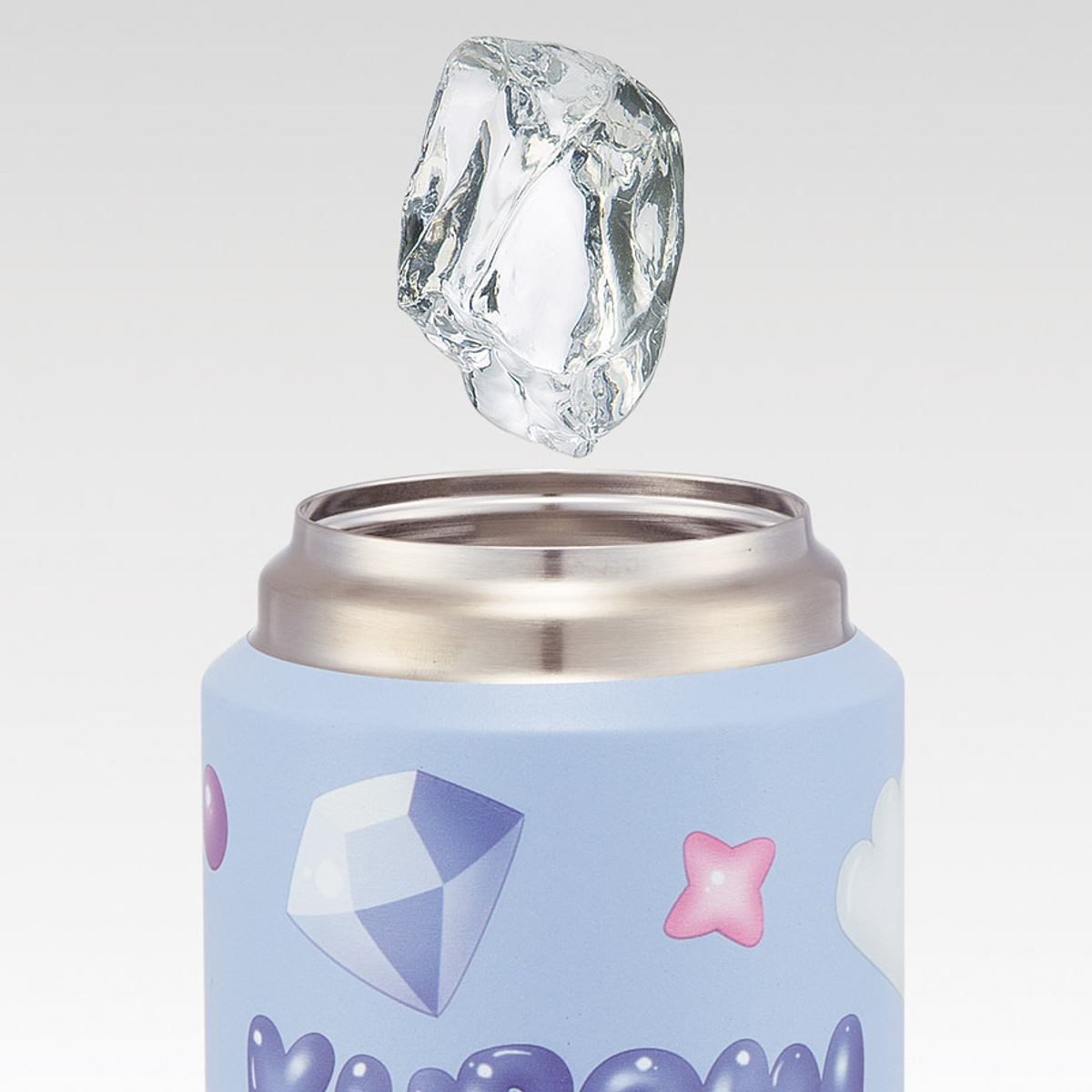 スケーター 水筒 600ml カラビナハンドルステンレスボトル クロミ