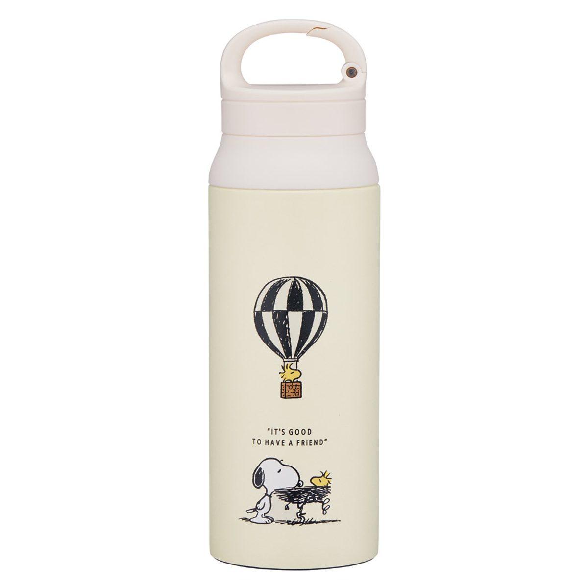 スケーター 水筒 600ml カラビナハンドルステンレスボトル SN（バッジ