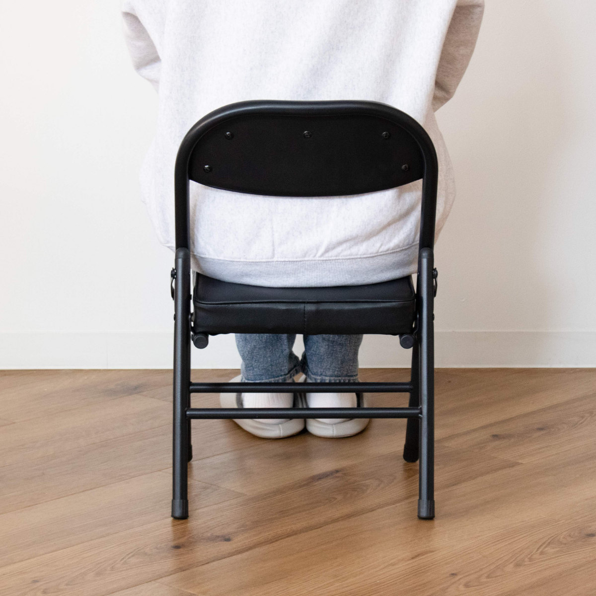 不二貿易（Fuji Boeki） 折りたたみ椅子 ロータイプ コンパクト