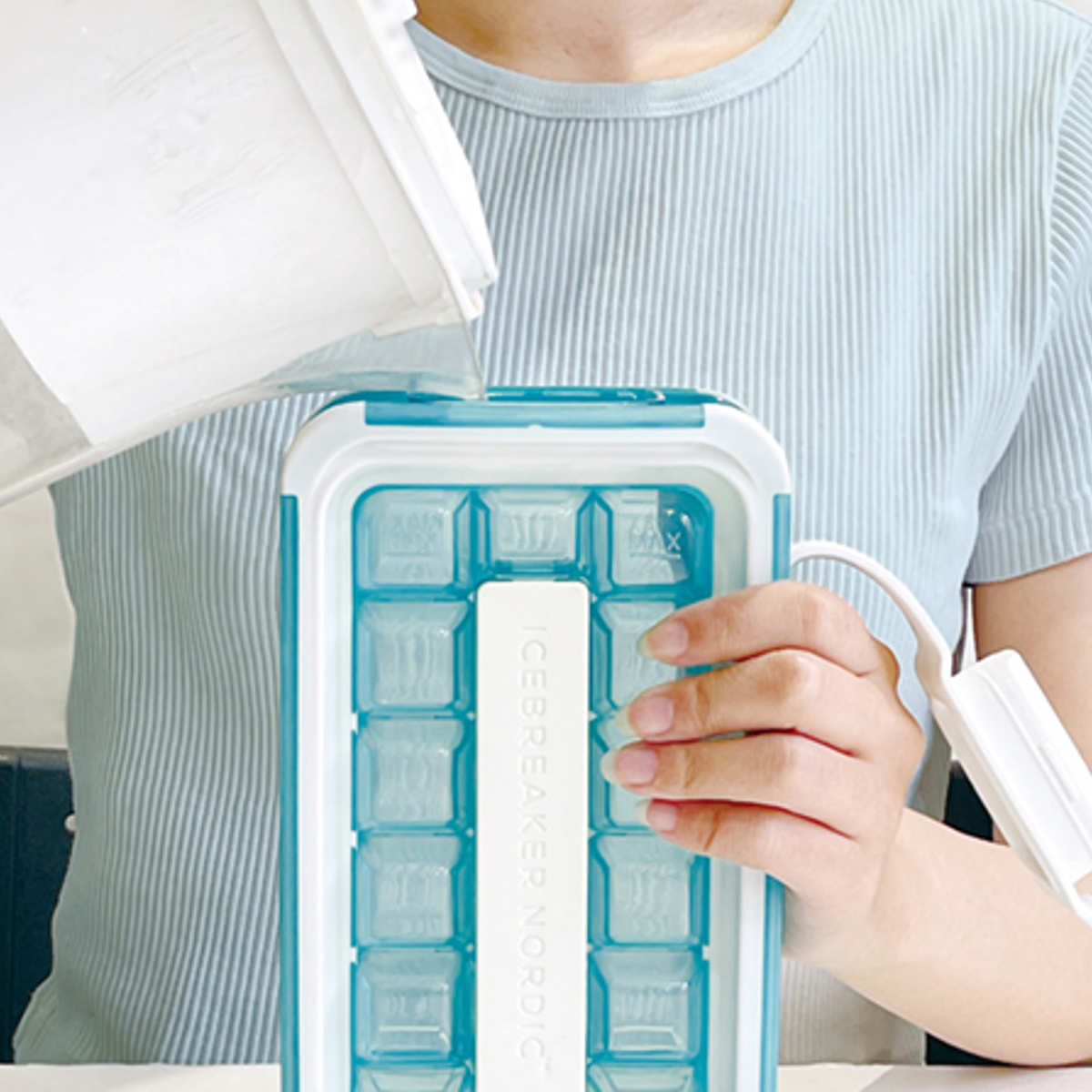 メテックス 製氷皿 ICE BREAKER アイストレー 密閉 蓋付 （ 製氷器