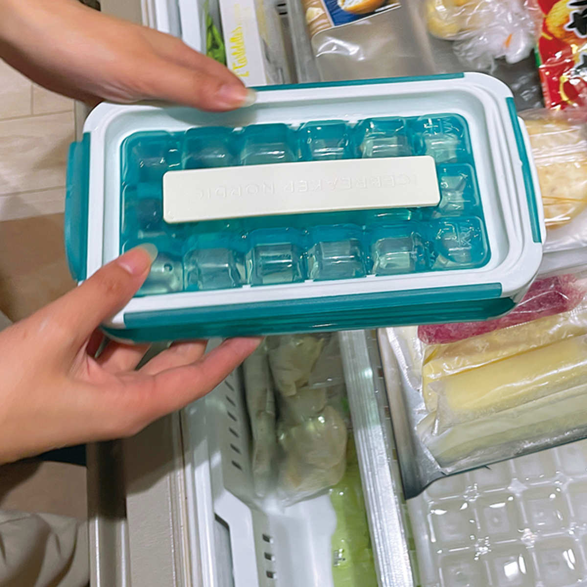 メテックス 製氷皿 ICE BREAKER アイストレー 密閉 蓋付 （ 製氷器