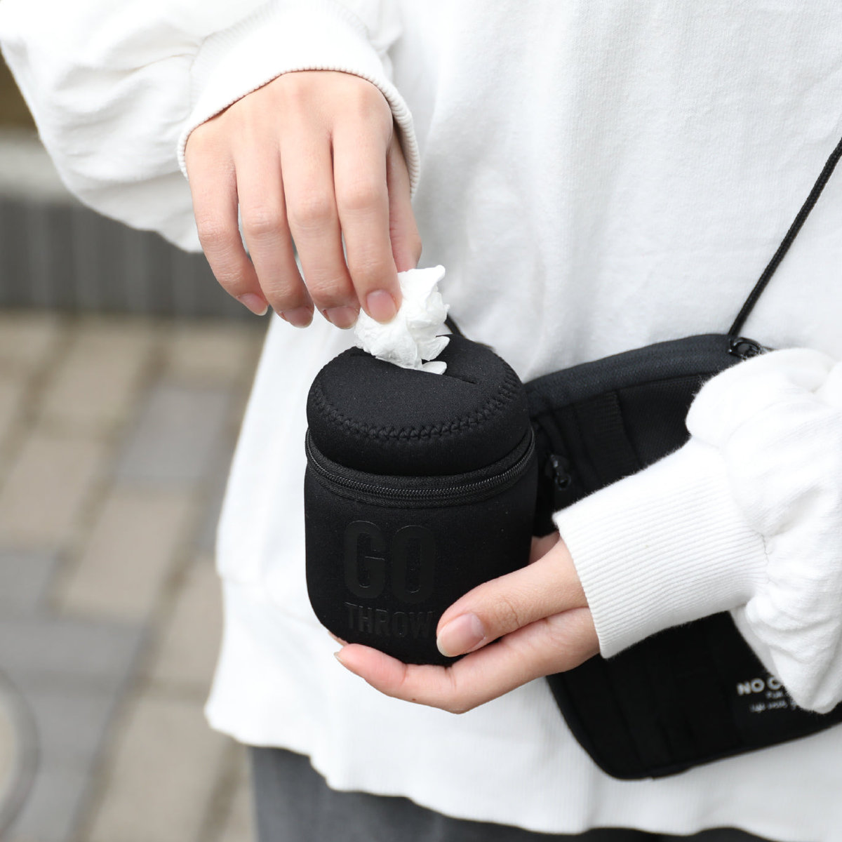 CB JAPAN（シービージャパン） 携帯ゴミ箱 GO THROW BIG （ 持ち運び
