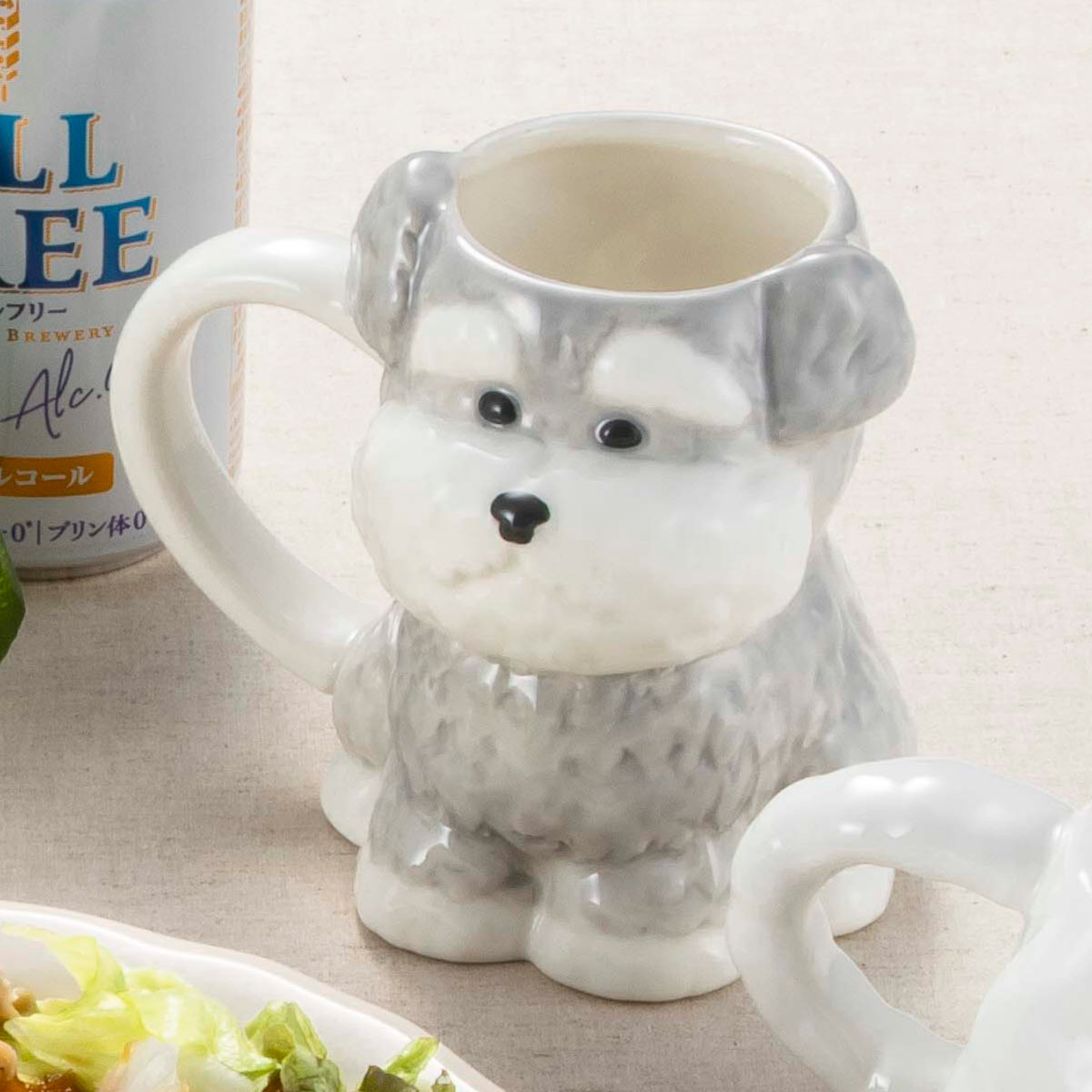 マグカップ ダイカットマグ （ 340ml セラミック 陶器 マグ マグコップ