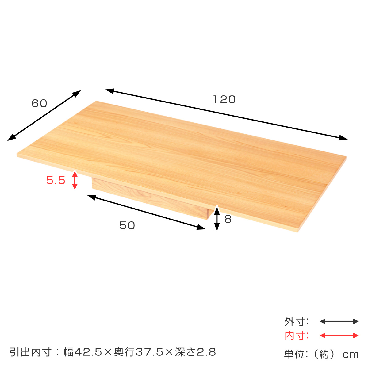 東谷 form デスク 天板のみ 幅120cm 木製 リュカ （ 机 ワークデスク