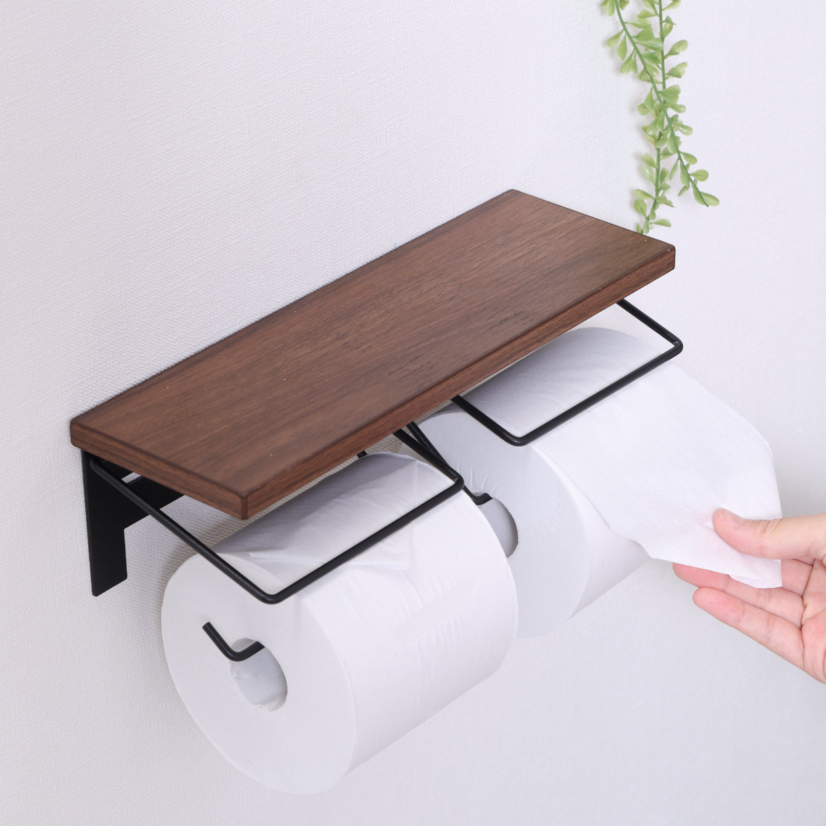 不二貿易（Fuji Boeki） トイレットペーパーホルダー 2ロール