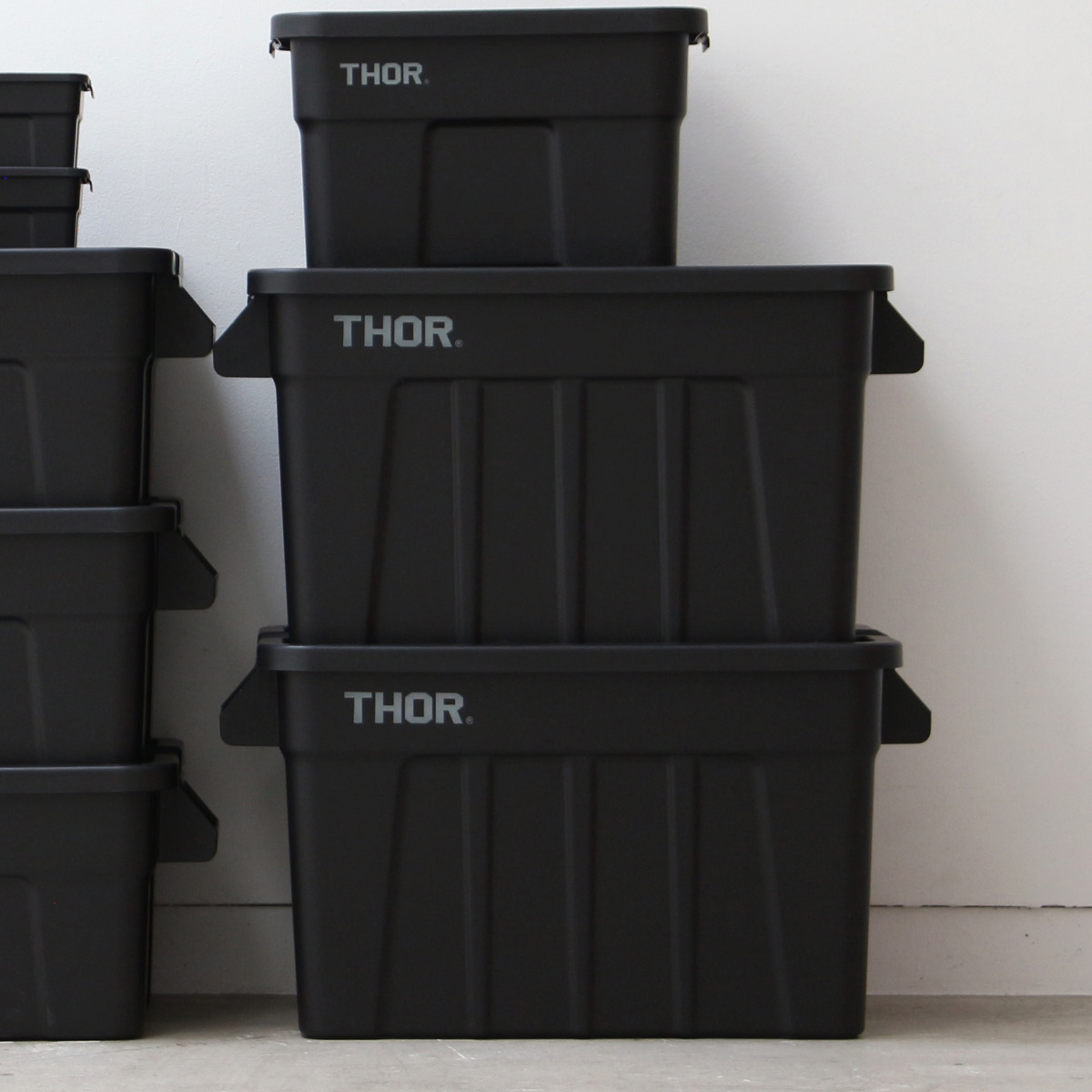 DETAIL（ディテール） 収納ボックス 75L THOR LARGE TOTE DC フタ付き