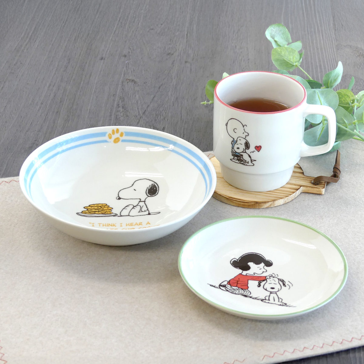 山加商店 ボウル トリオボウルセット スヌーピー （ 17cm 3枚セット