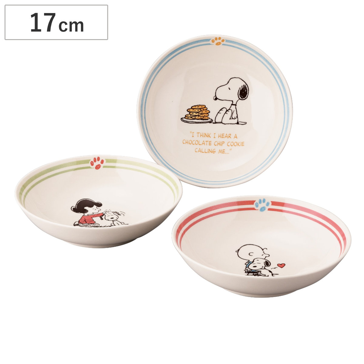 山加商店 ボウル トリオボウルセット スヌーピー （ 17cm 3枚セット