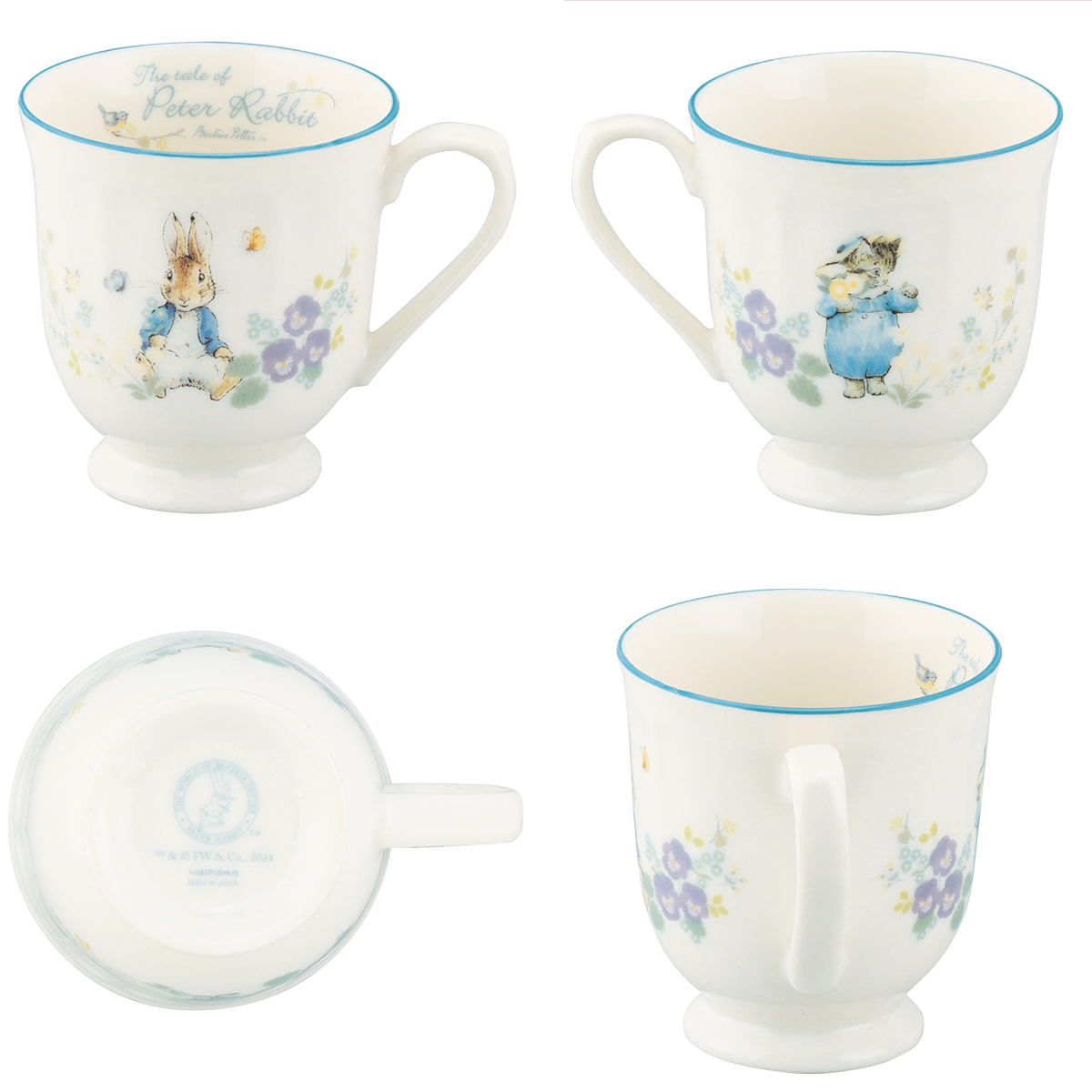 山加商店 マグカップ マグ ピーターラビット （ 9.1cm 340ml 磁器 日本