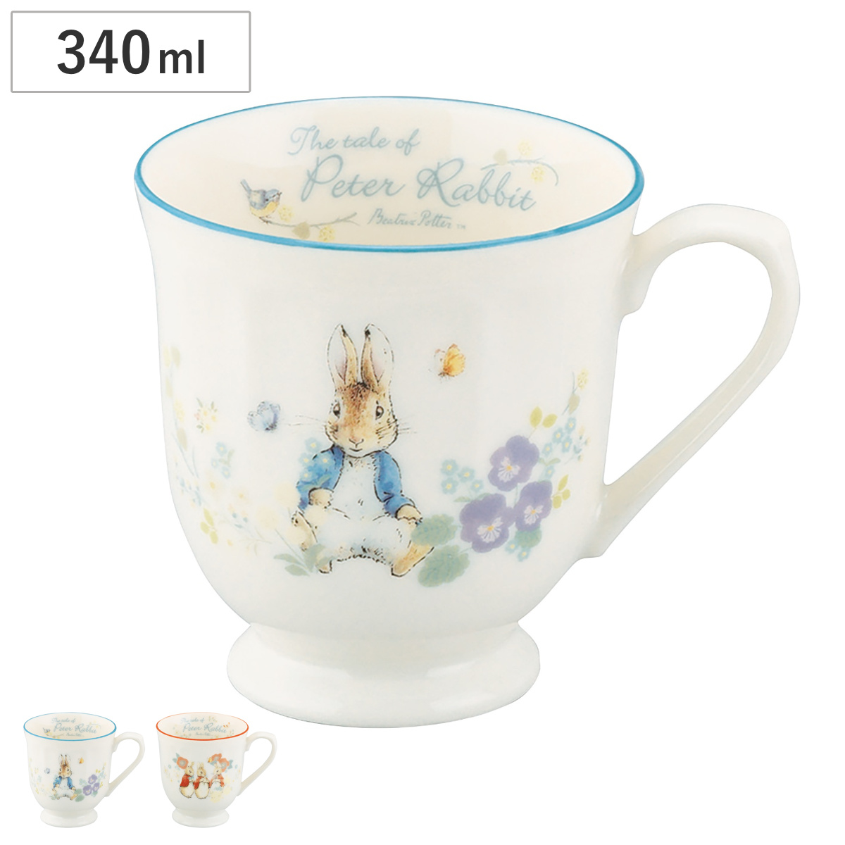 ♦︎ピーターラビット 食器セット ピッチャー クリーマー カップ & ソーサー 山加商店 ティーカップ ソーサー ペアカップ＆ソーサーセット ピーター