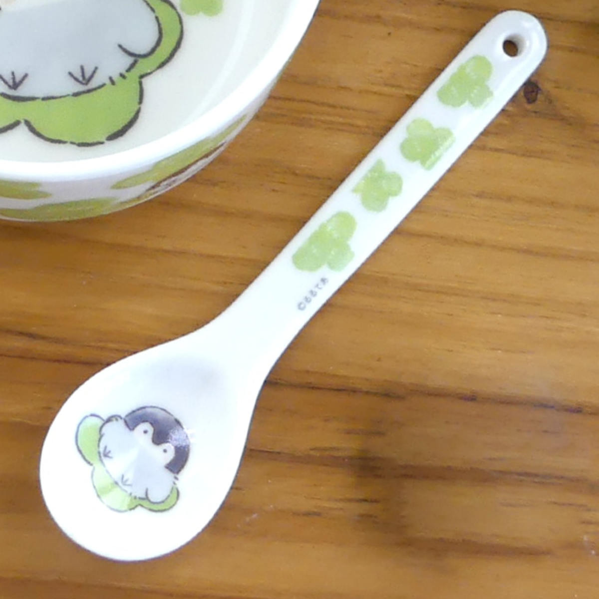 山加商店 スプーン 陶製スプーン コウペンちゃん （ 13cm 磁器 ティー
