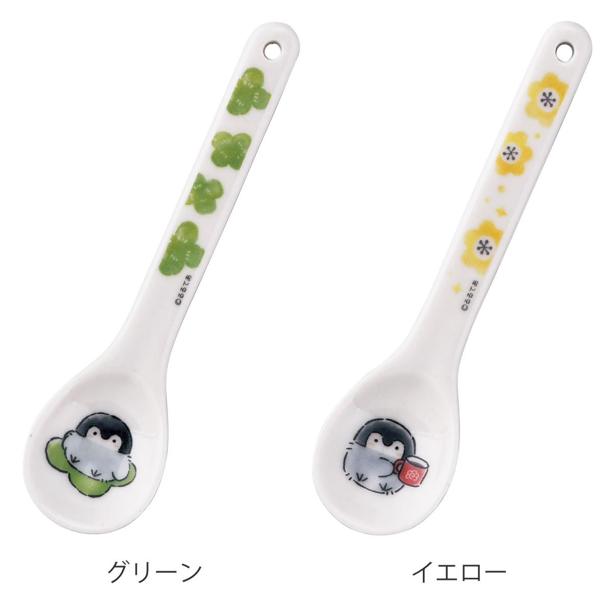 山加商店 スプーン 陶製スプーン コウペンちゃん （ 13cm 磁器 ティー