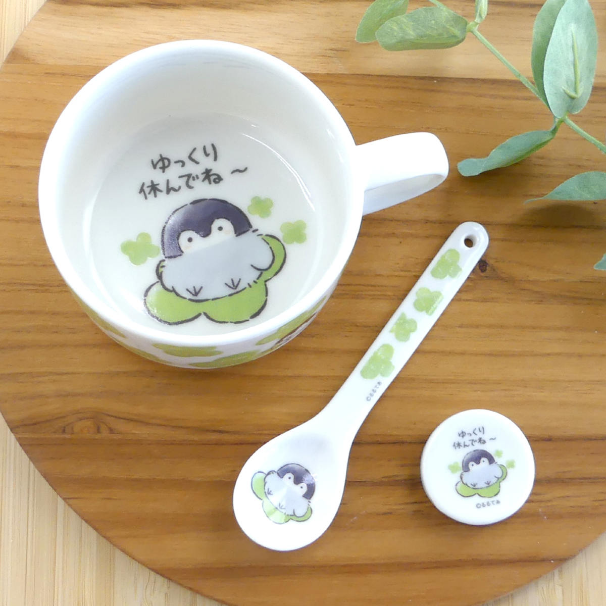 山加商店 スプーン 陶製スプーン コウペンちゃん （ 13cm 磁器 ティー
