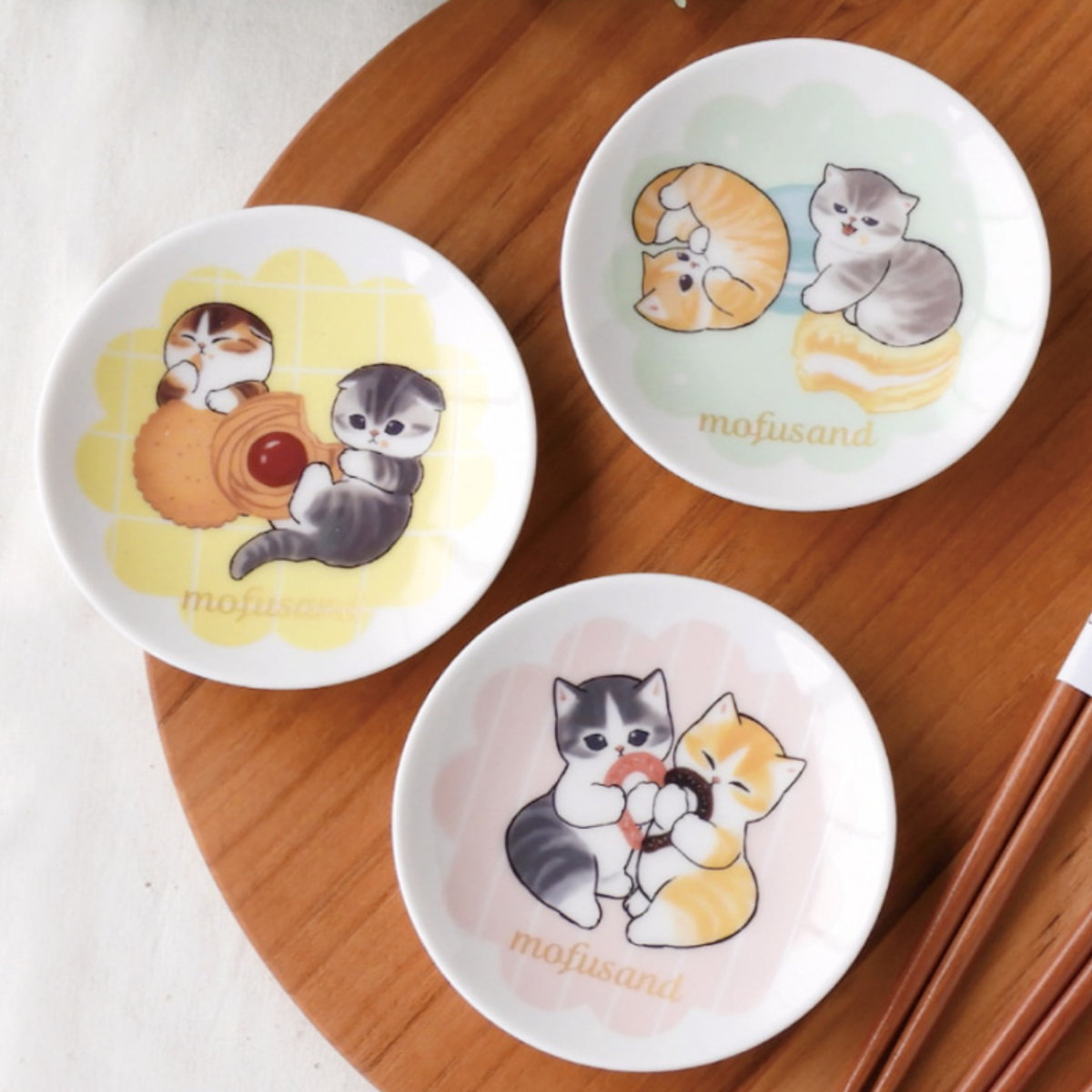 山加商店 皿 豆皿 モフサンド （ 9cm 電子レンジ対応 磁器 お皿