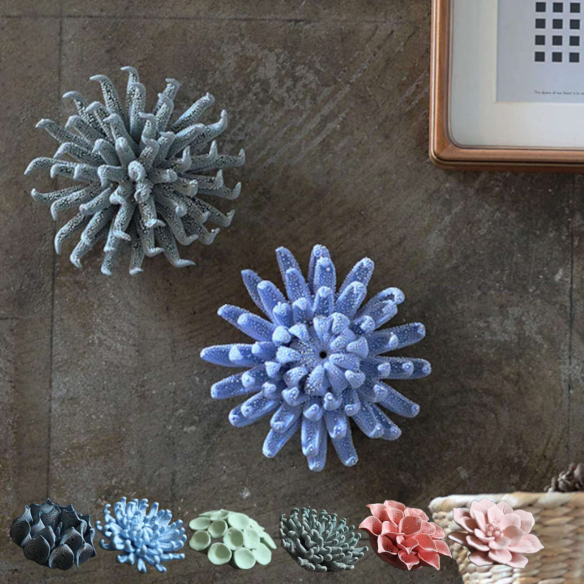 magnet オブジェ 壁掛け ABYSSAL 666 花 植物 造花 （ 置き物 雑貨