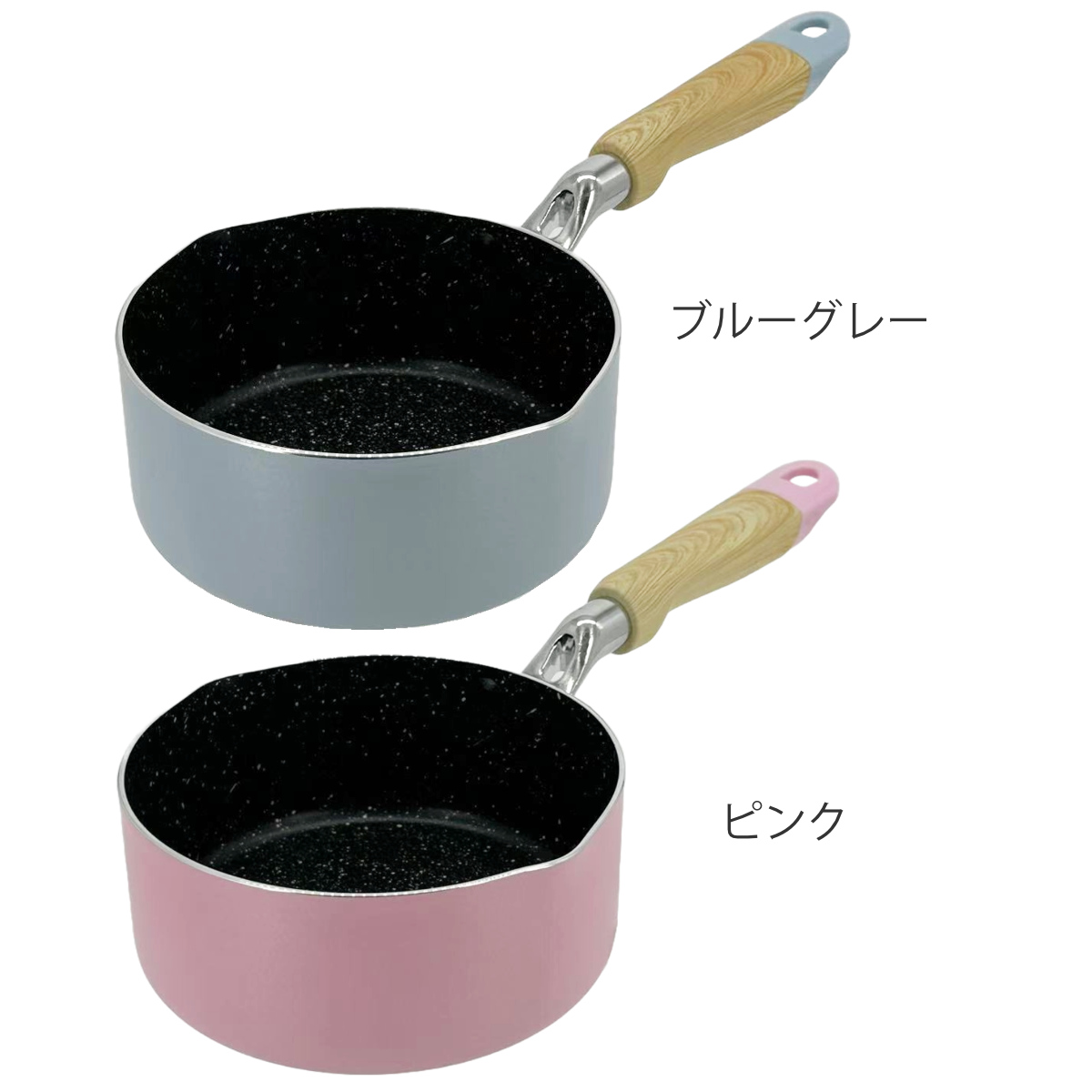 あんずアムウェイ　大ソースパン　片手鍋　IH対応　未使用 Amway◇鍋/サイズ:22cm/シルバー/片手鍋/queen/ソースパン/USA製