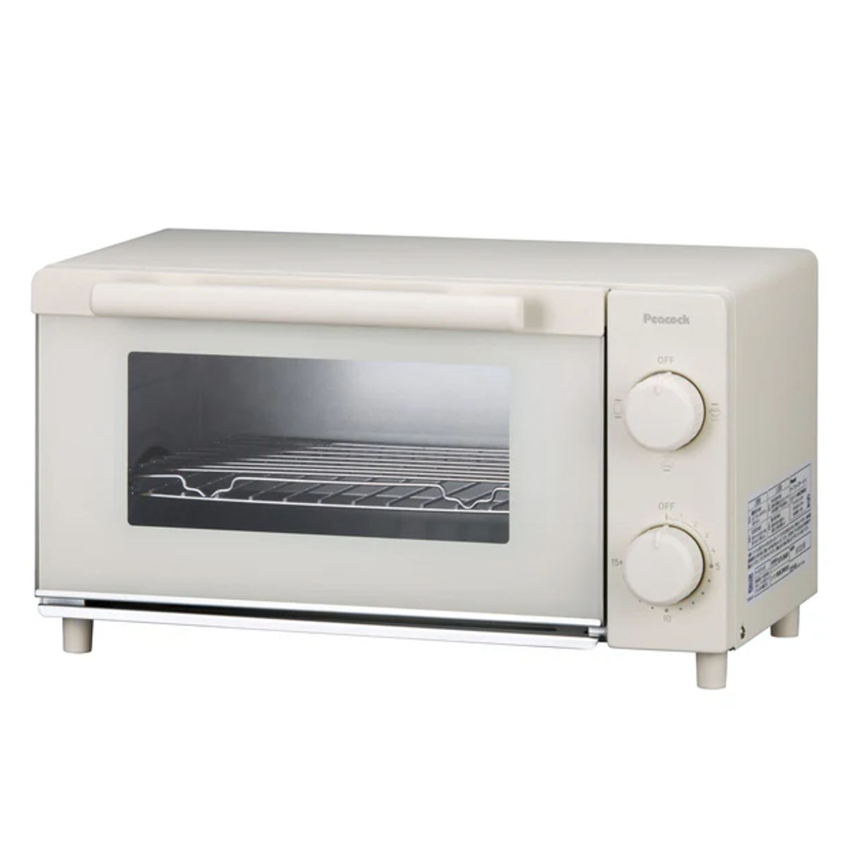 ピーコック魔法瓶工業 オーブントースター トースター 2枚焼き 焼き