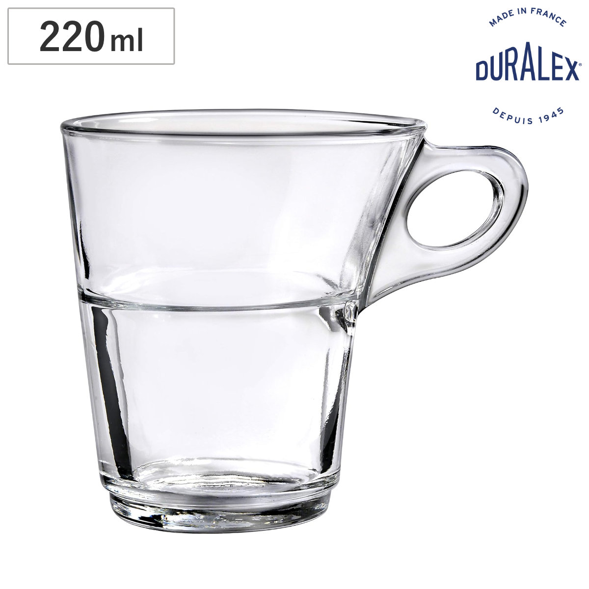 DURALEX �f�������b�N�X �J�v���X 220cc �i CAPRICE CUP �H��@�Ή� �d�q�����W�Ή� �����K���X �f�~�^�X�J�b�v �K���X �j